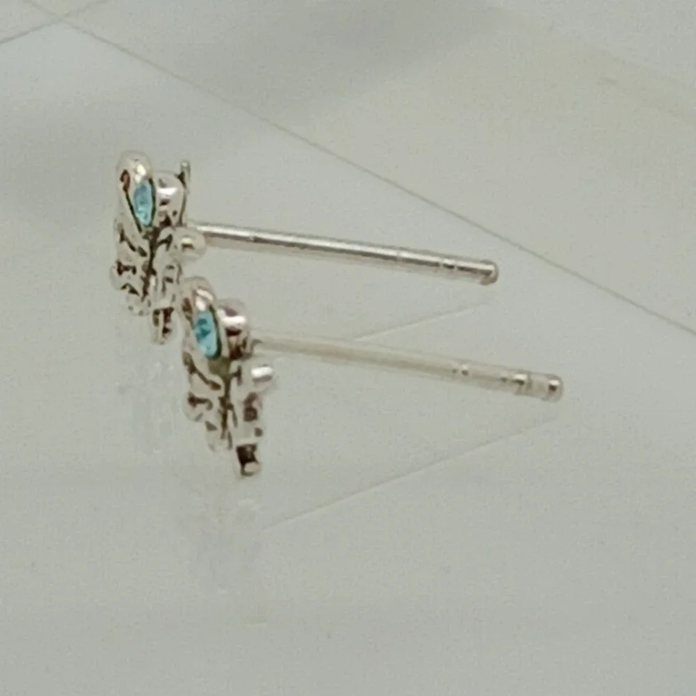 Vintage butterfly stud